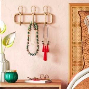 OPALHOUSE rattan wall hooks -natural